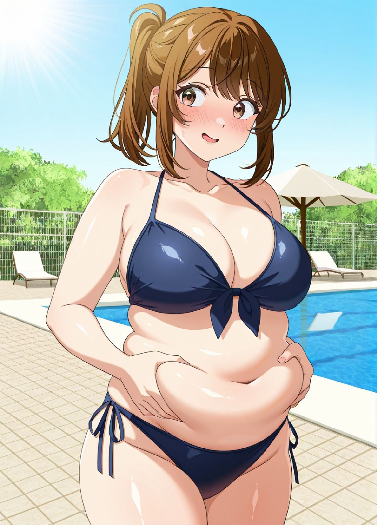 ぽっちゃり女子のグラビア3 - サンプル画像 9