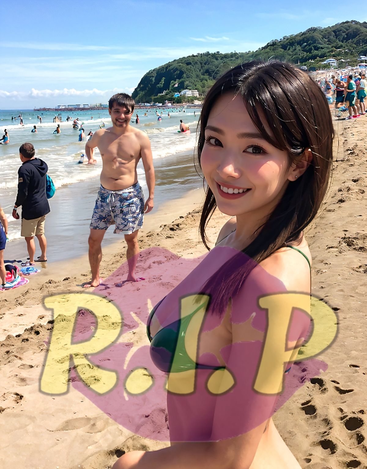 過激水着集 in beach - サンプル画像 8