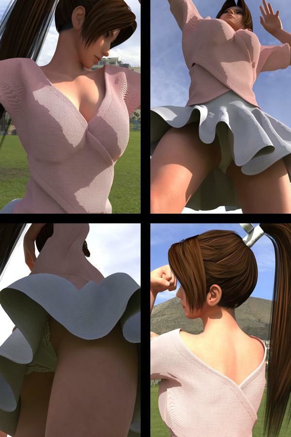 【TD100】元祖セクシー女性格闘家『不知火舞（しらぬいまい）』の写真集SexyNinja-52 - サンプル画像 1