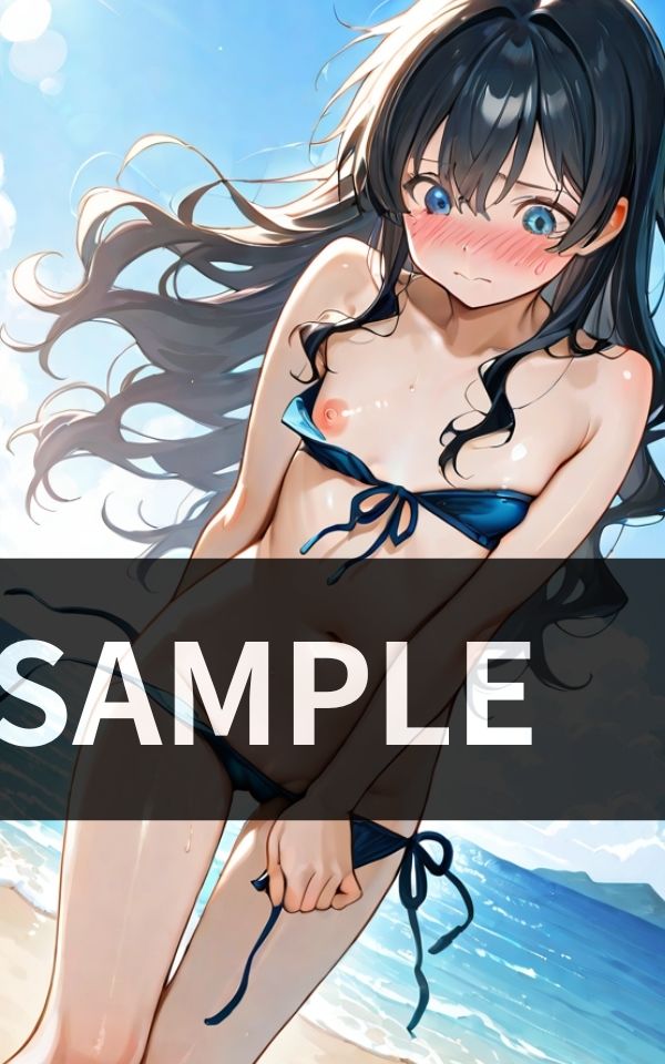 お嬢様と僕の、誰にも言えない ビーチタイム - サンプル画像 1