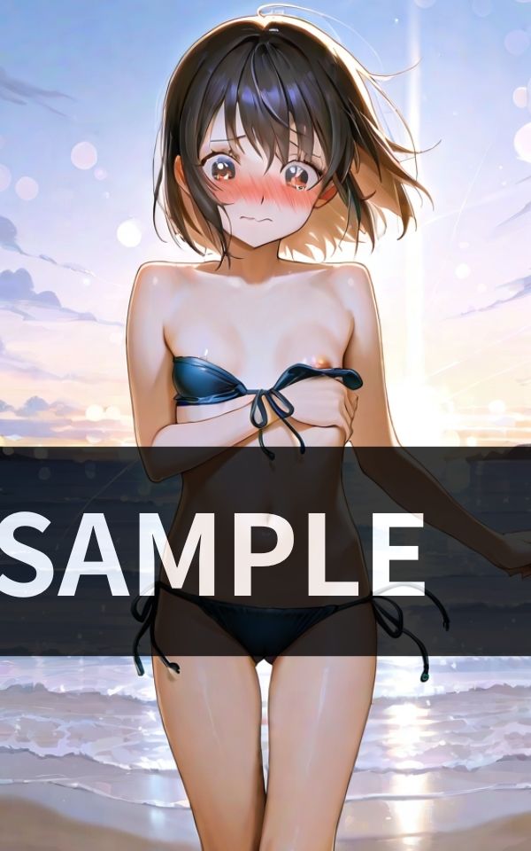 お嬢様と僕の、誰にも言えない ビーチタイム - サンプル画像 2
