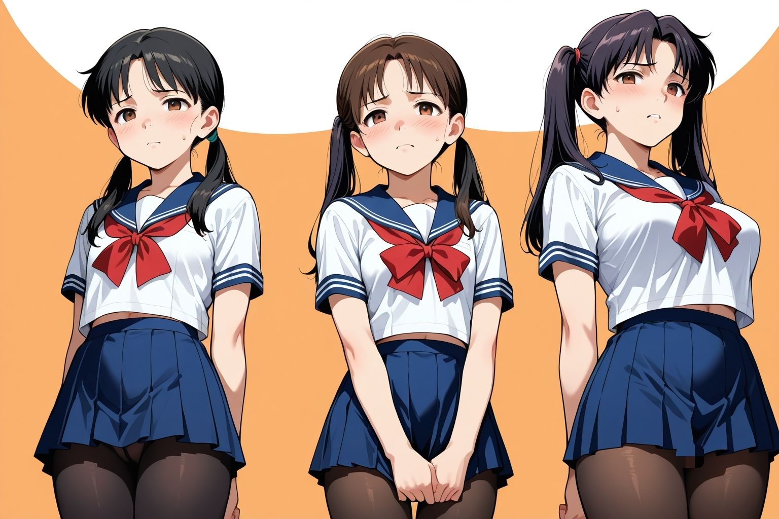 校則がノーパン黒パンストの学園どぉ？逆痴●処女  先に出させる最強少女 - サンプル画像 8