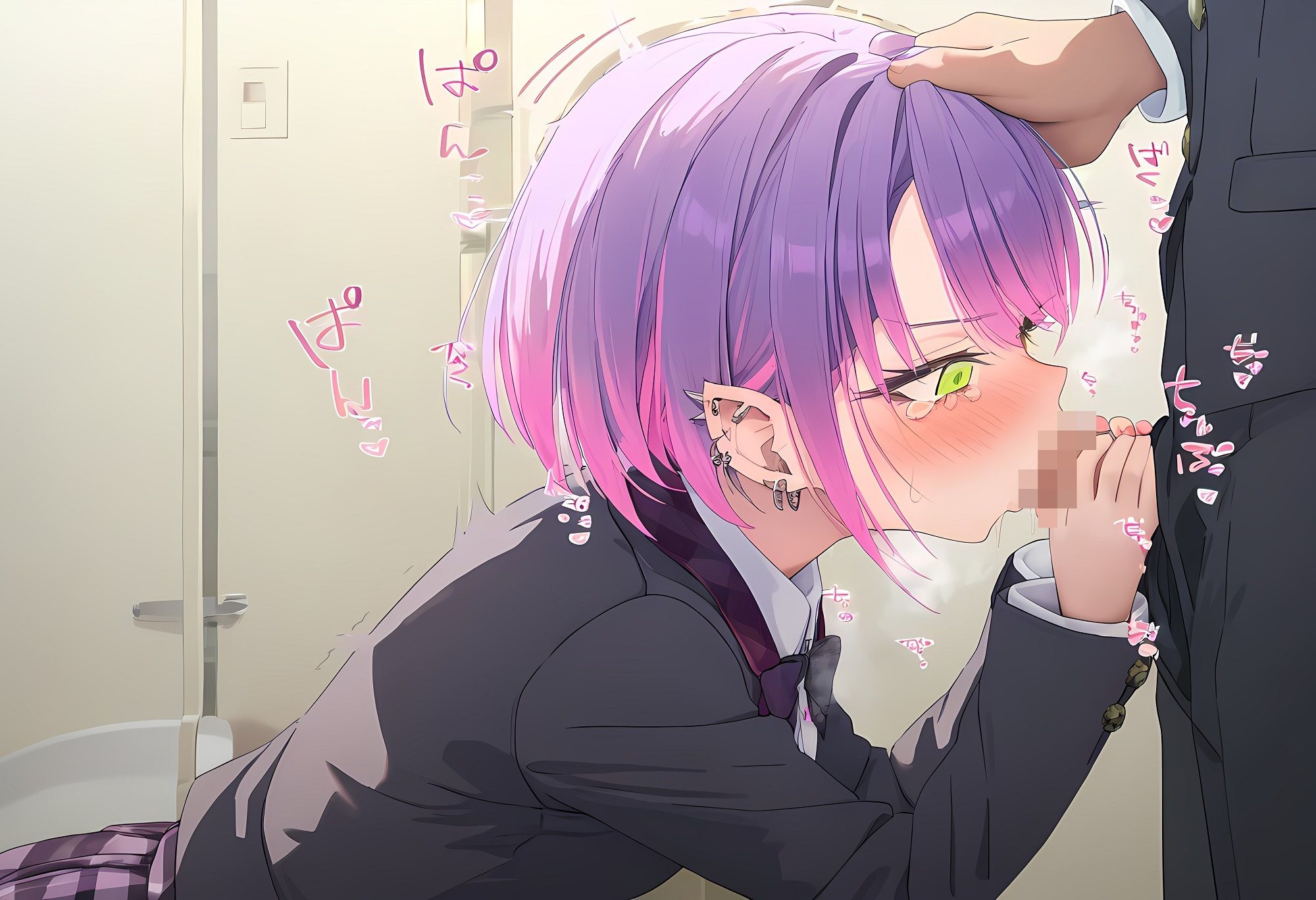 常〇トワ様とトイレでえっち - サンプル画像 2