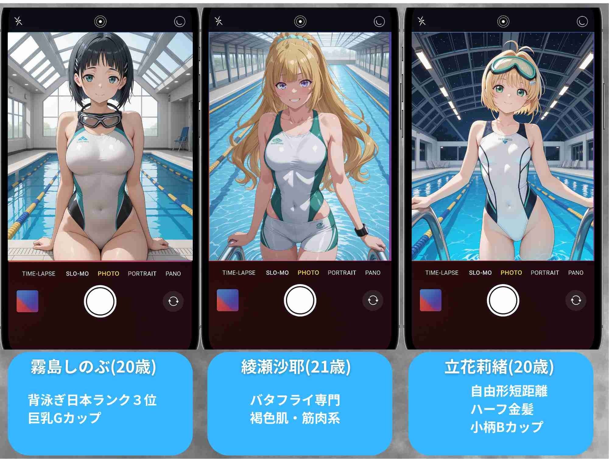 女子水泳部種付け特訓  限界タイムを超えて孕め！ - サンプル画像 2