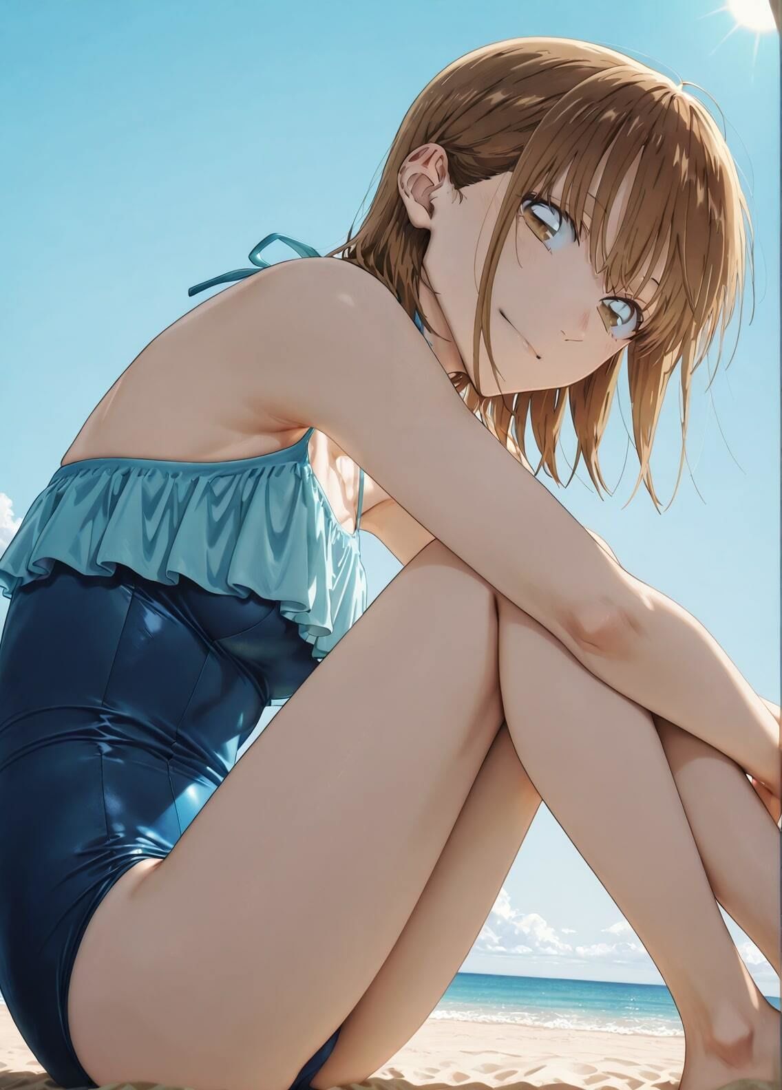 「アオのハコ」鹿野千夏セクシー写真集15（全500枚） - サンプル画像 2