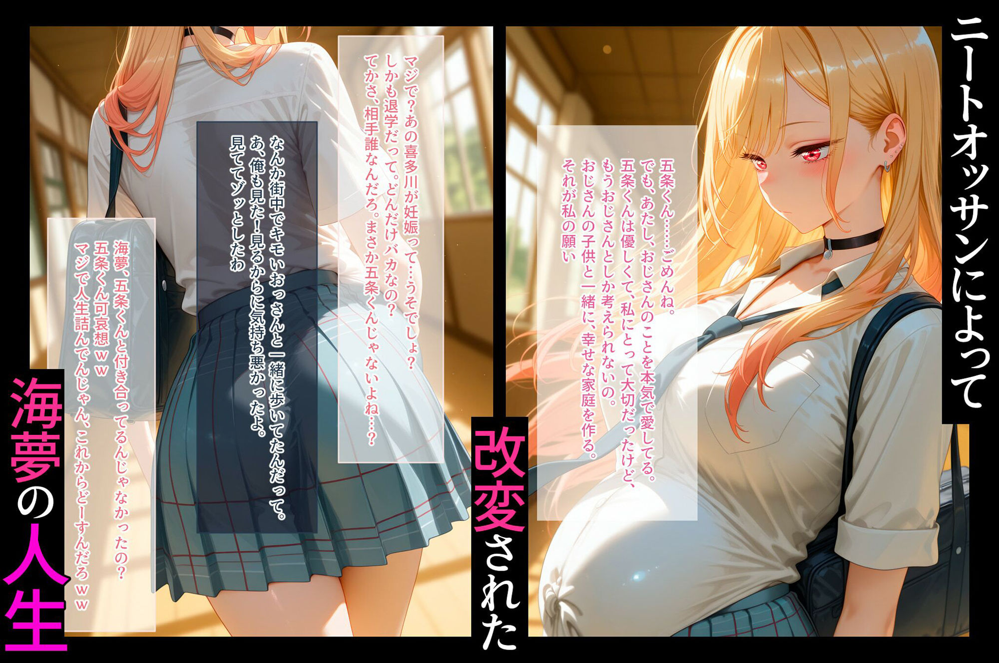 ヒロイン洗脳 ―喜多川海夢 催●アプリで快楽堕ち孕まされEND― - サンプル画像 9
