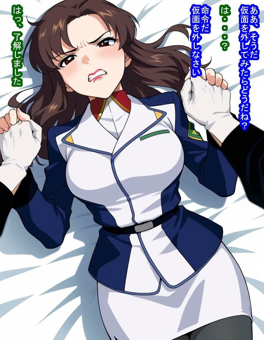 マリ○ー・ラミ○ス艦長が敗北して連合軍に捕まり脱走兵の見せしめとしてたっぷり孕まされる話 - サンプル画像 7