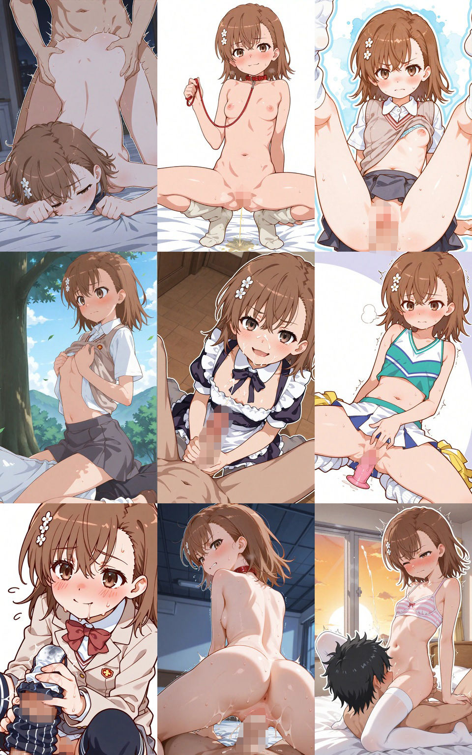 ビリビリ娘着衣セックスHCG集350枚 - サンプル画像 1