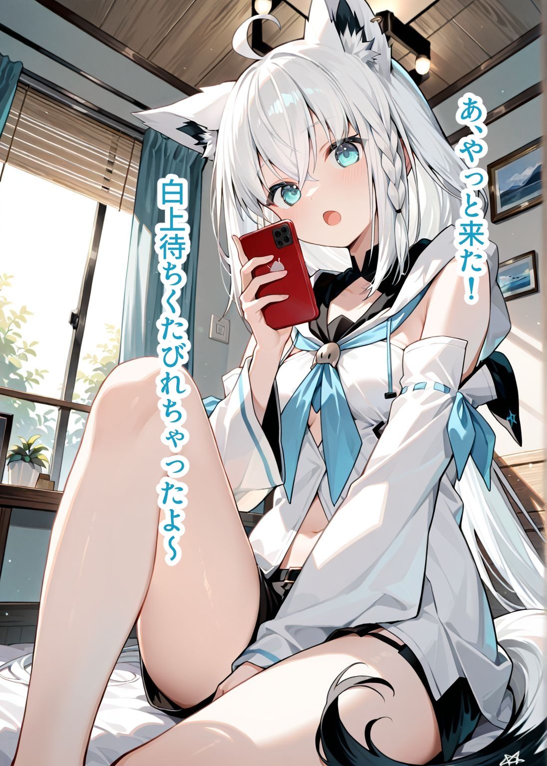 推しのVとセックスする話【白〇フブキ】 - サンプル画像 1