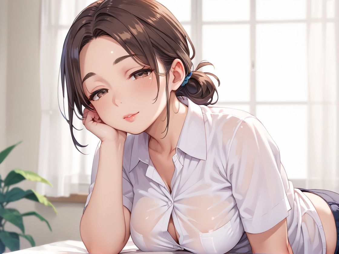 巨乳人妻の性欲処理  いっぱい突いて中にだして - サンプル画像 3