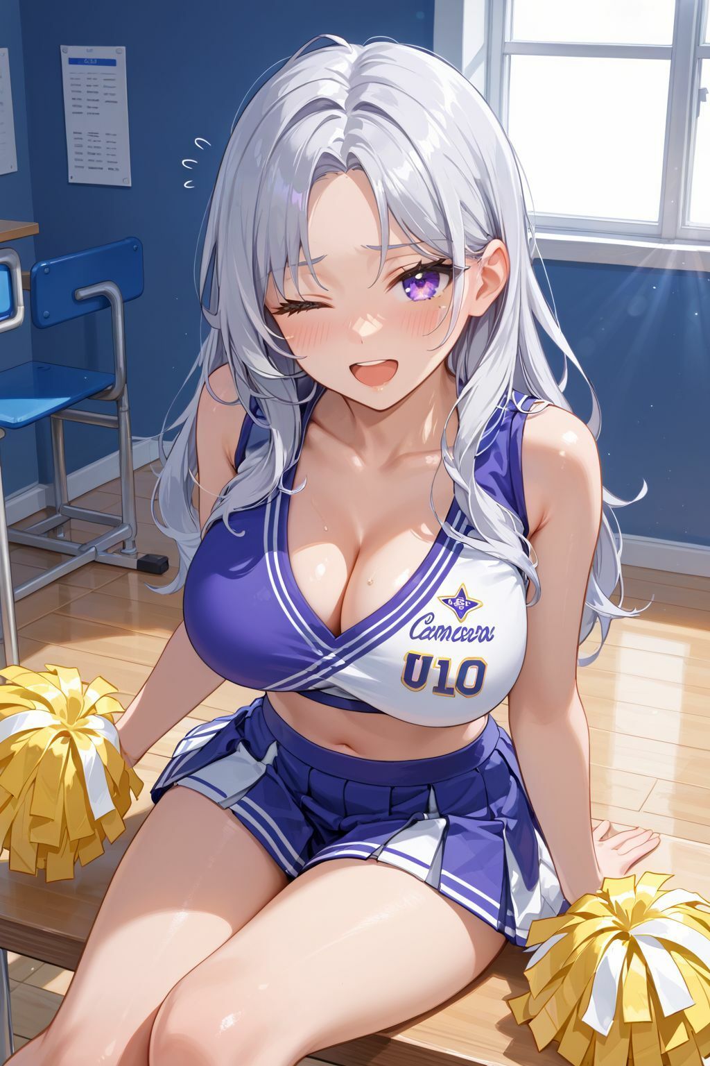 絶頂☆応援 チア部の濃厚ご奉仕4 - サンプル画像 1