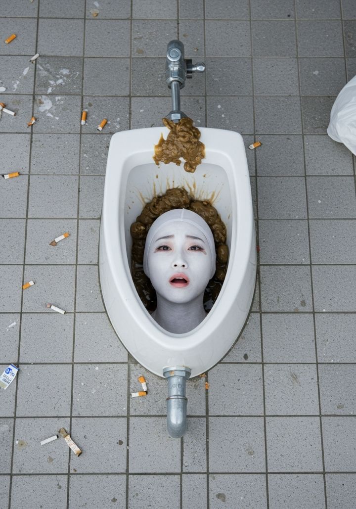 人間便器系 2種 20枚 - サンプル画像 1
