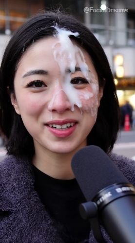 顔射後の余韻 - インタビュー編 Vol.1 - サンプル画像 1