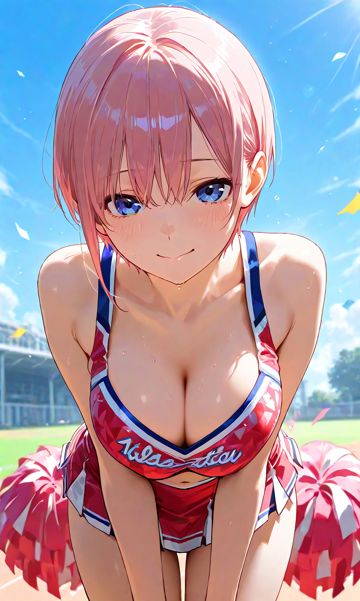 一花と青姦チアえっち/CG131枚 - サンプル画像 1