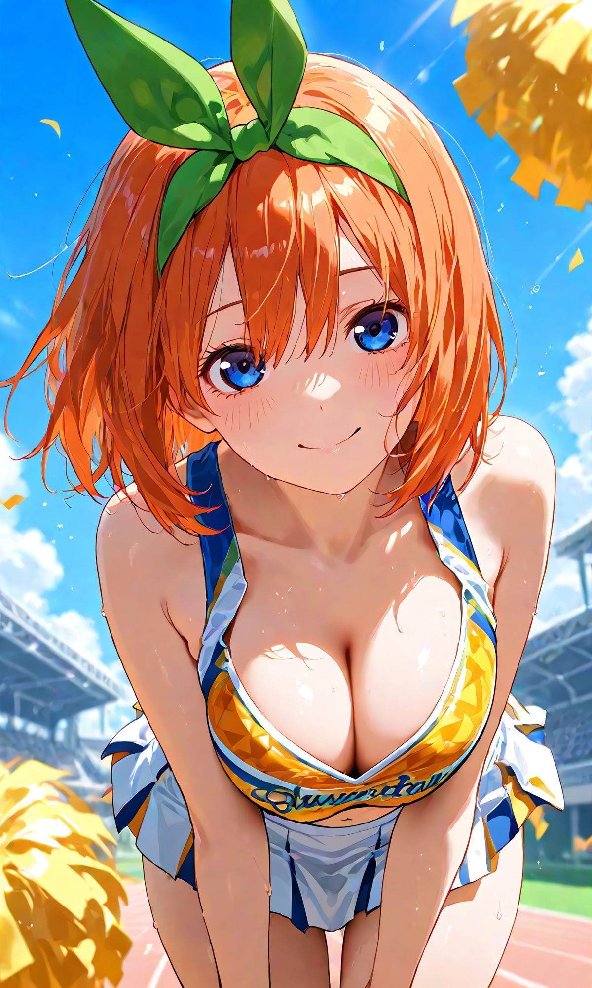 四葉と青姦チアえっち/CG138枚 - サンプル画像 1