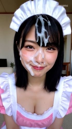 顔射後の余韻 - メイド編 Vol.2 - サンプル画像 3