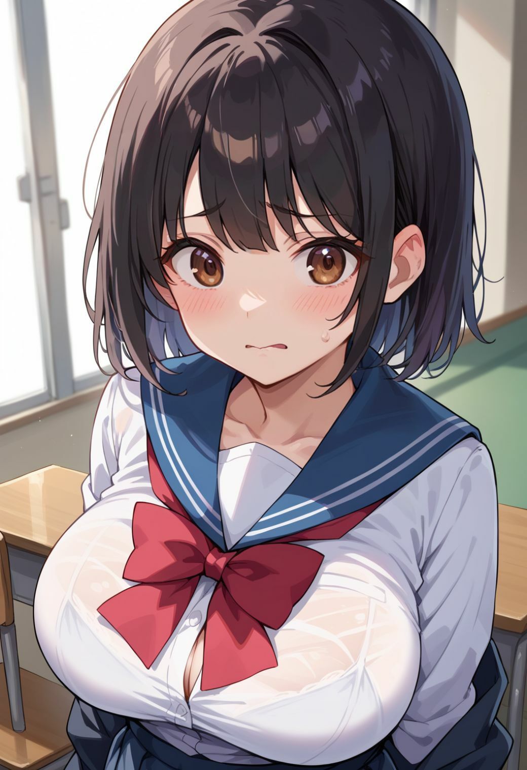 清純JKは先生の肉便器 - サンプル画像 1