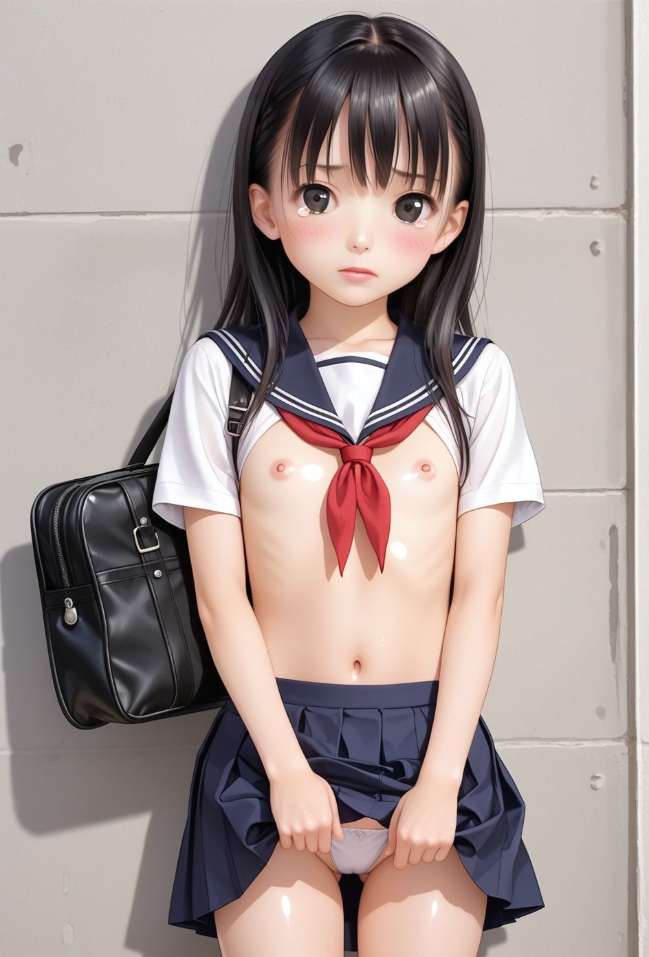 【個人撮影】変態おじさんに狙われたロリ性教育 - サンプル画像 9
