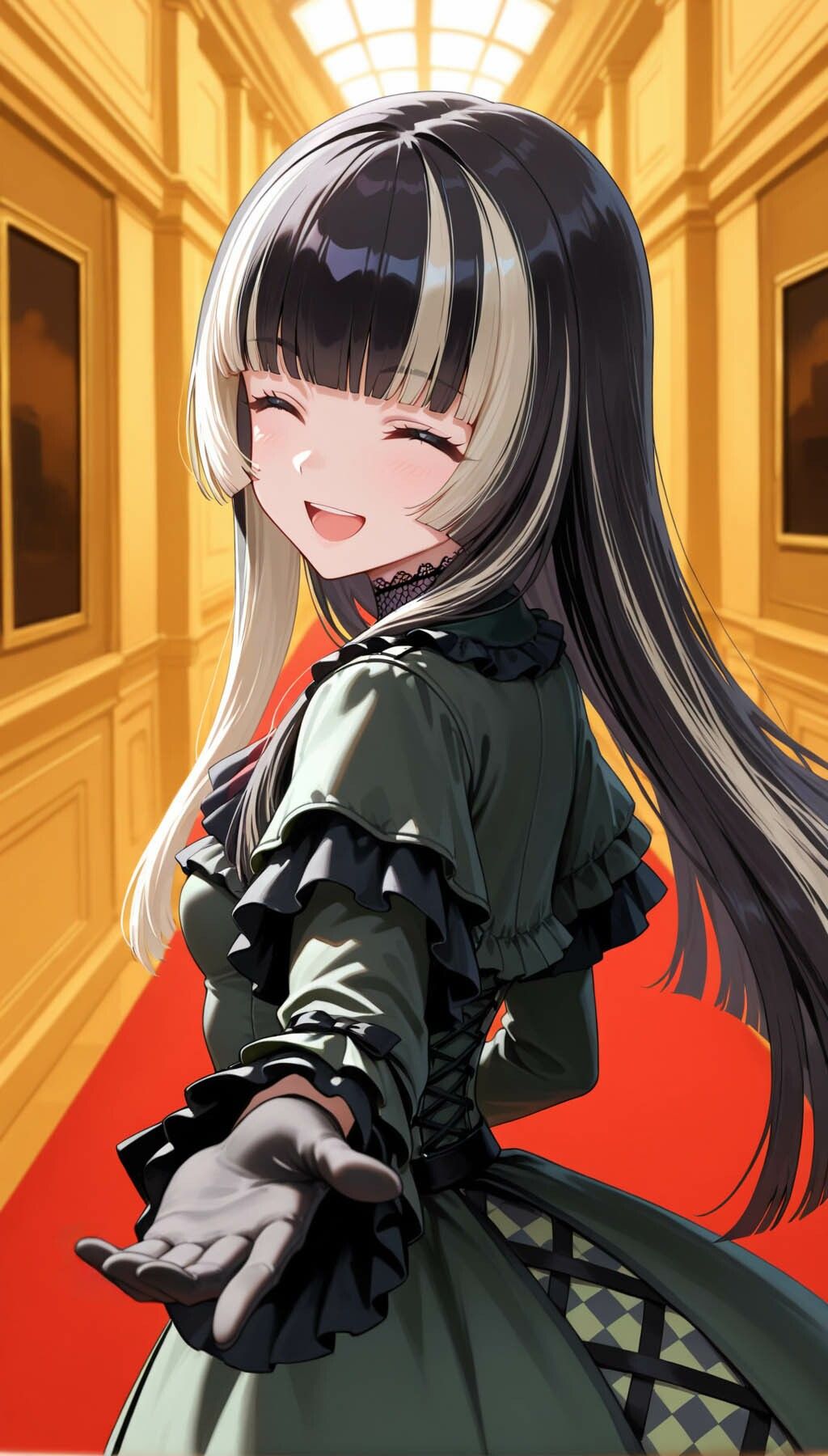 ら〇んちゃんと美術館デートそして… - サンプル画像 1