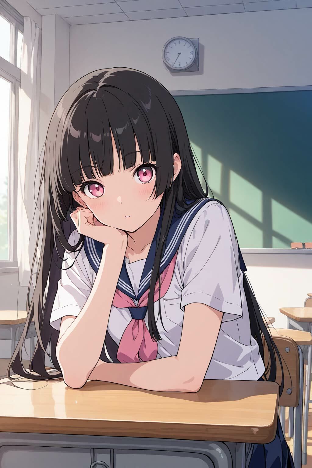 先輩にメイドコスさせて好き放題エッチ - サンプル画像 1