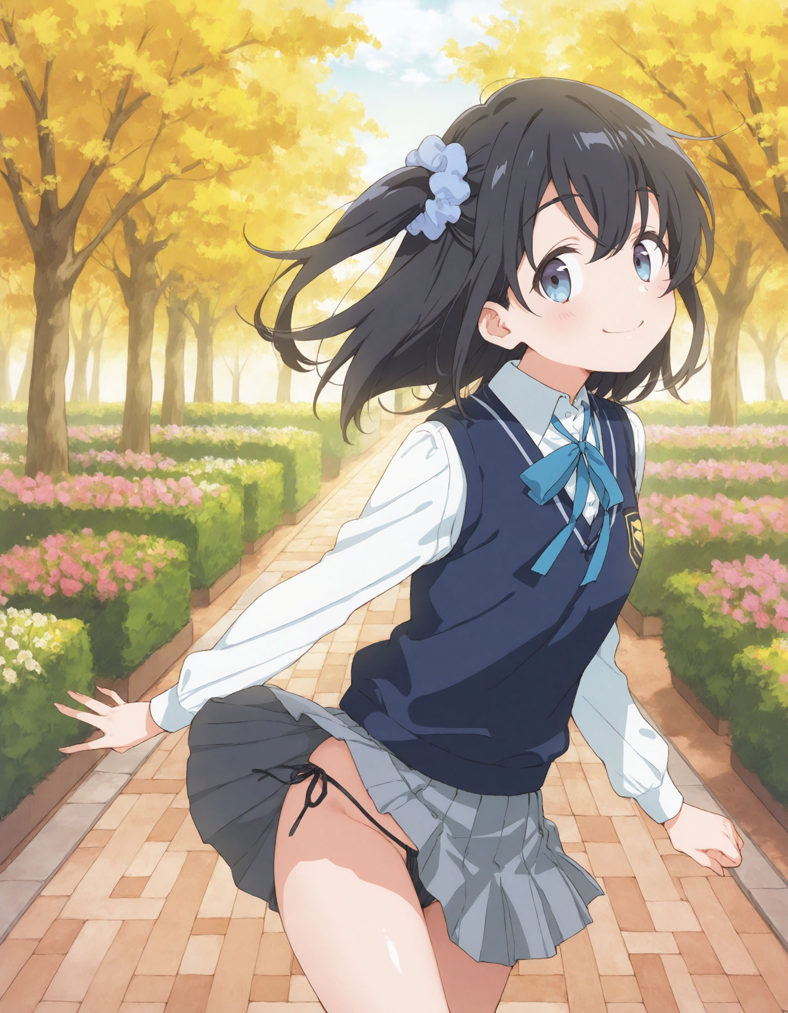 雨〇さつきのパンチラ〜制服編〜 - サンプル画像 1