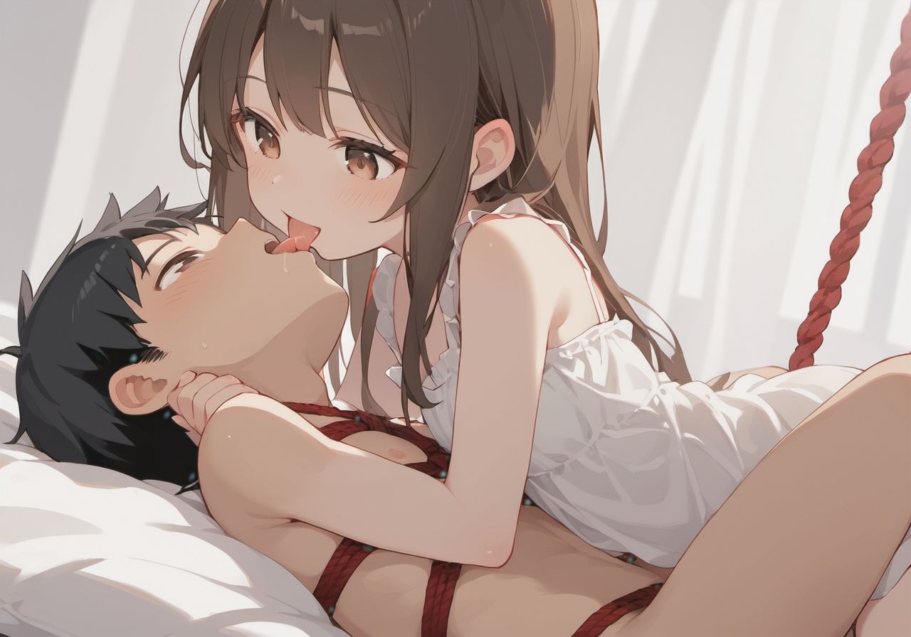 巨乳女子校生に痴女られる〜先生を男潮吹きさせる背徳の快楽〜 - サンプル画像 1