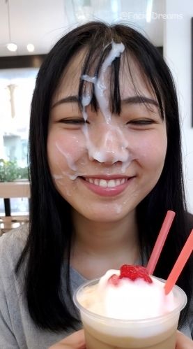 顔射後の余韻 - デート編 Vol.2 - サンプル画像 3