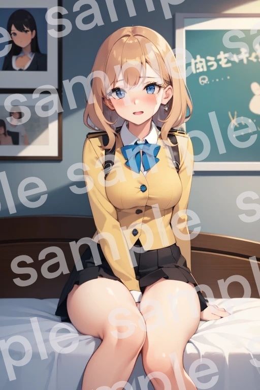 お部屋でいちゃいちゃ - サンプル画像 3