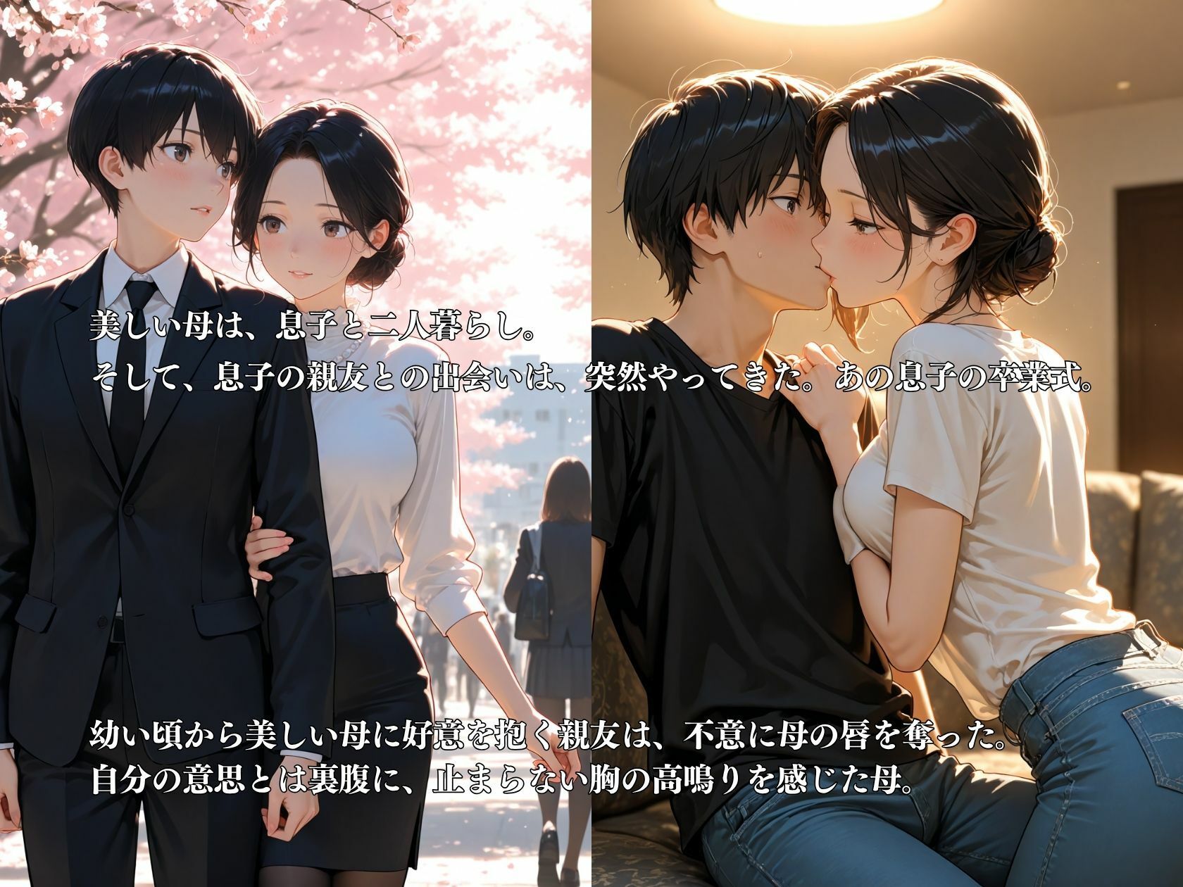 美人な友人の母  ー愛液まみれの中出し受精 - サンプル画像 2