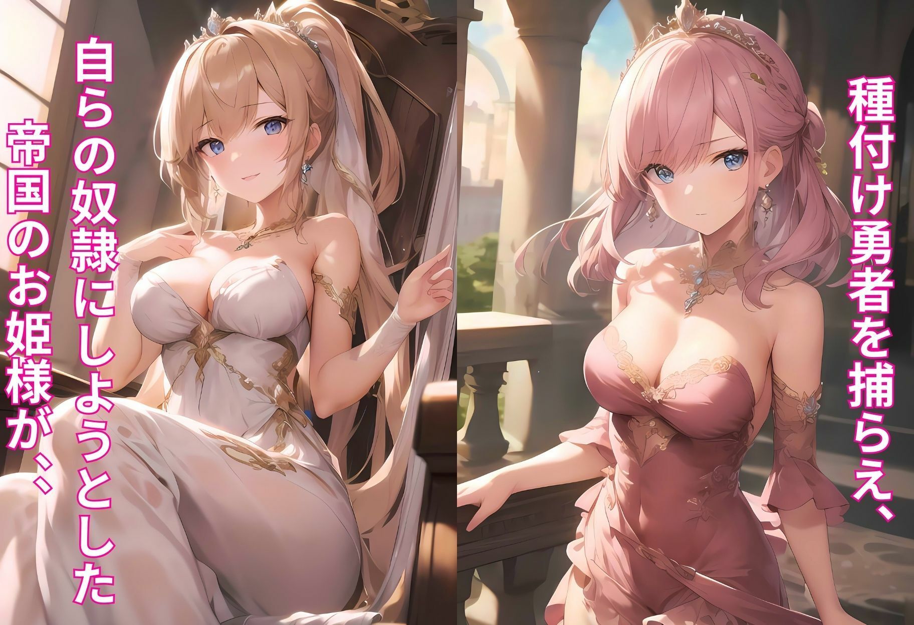 パコパコ王国の王妃様がチン棒に服従した件【総集編】 - サンプル画像 1