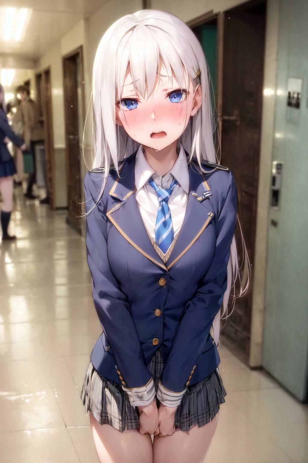 制服フェチ  メス顔編 - サンプル画像 1