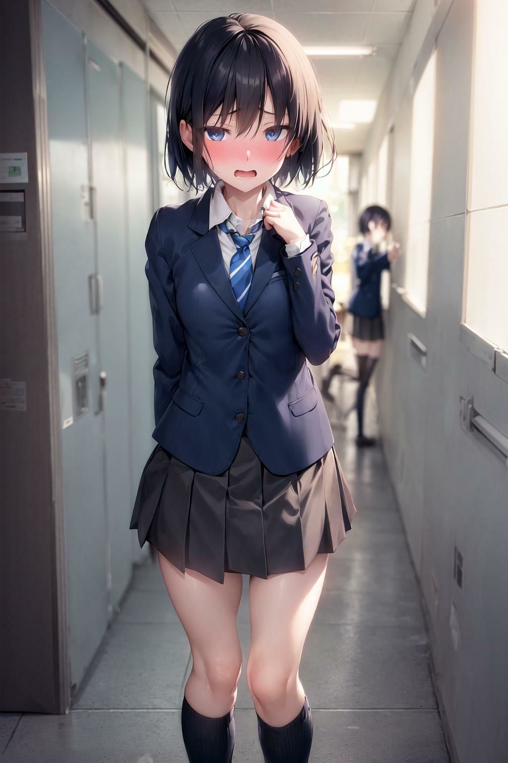 制服フェチ  メス顔編 - サンプル画像 2