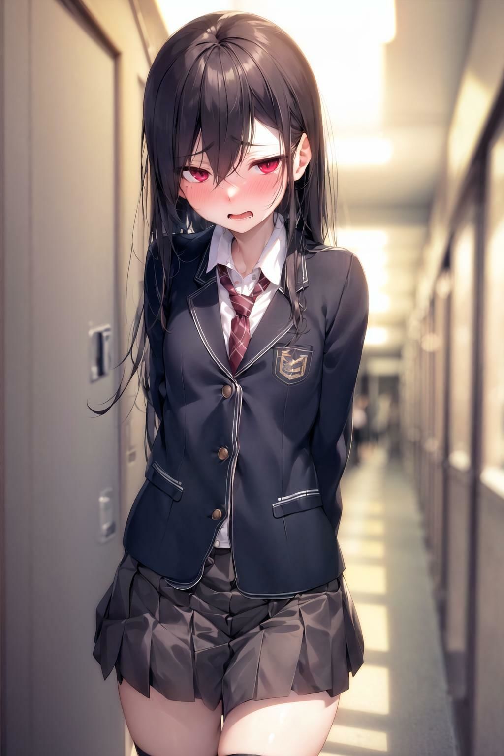 制服フェチ  メス顔編 - サンプル画像 3