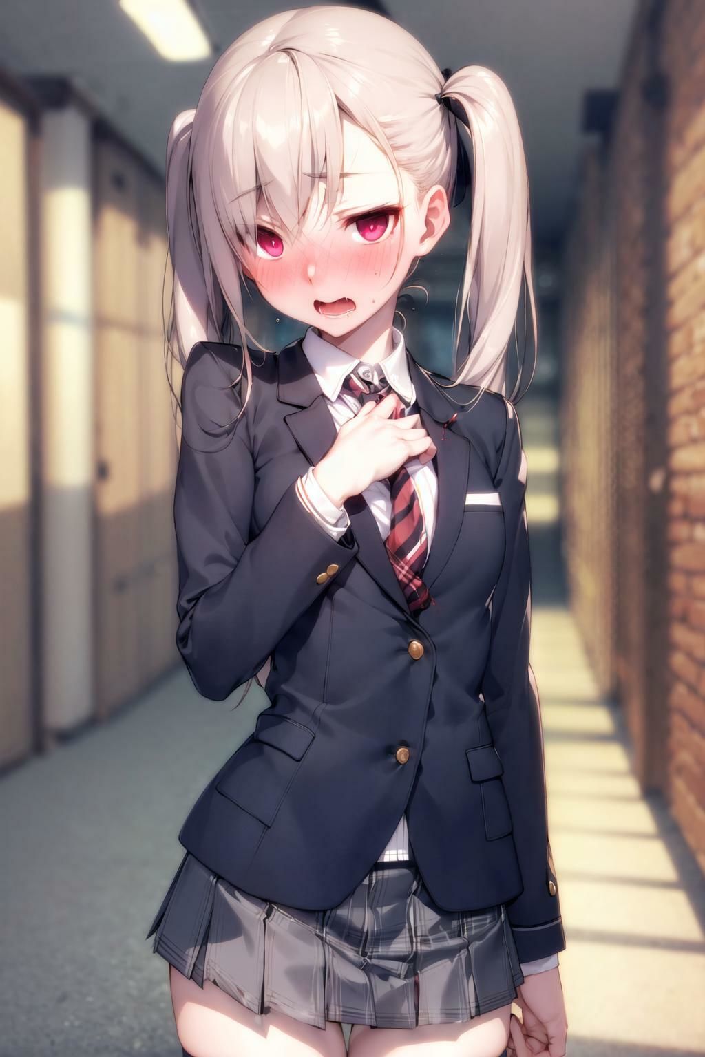 制服フェチ  メス顔編 - サンプル画像 4