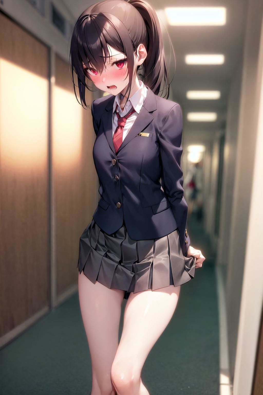制服フェチ  メス顔編 - サンプル画像 5