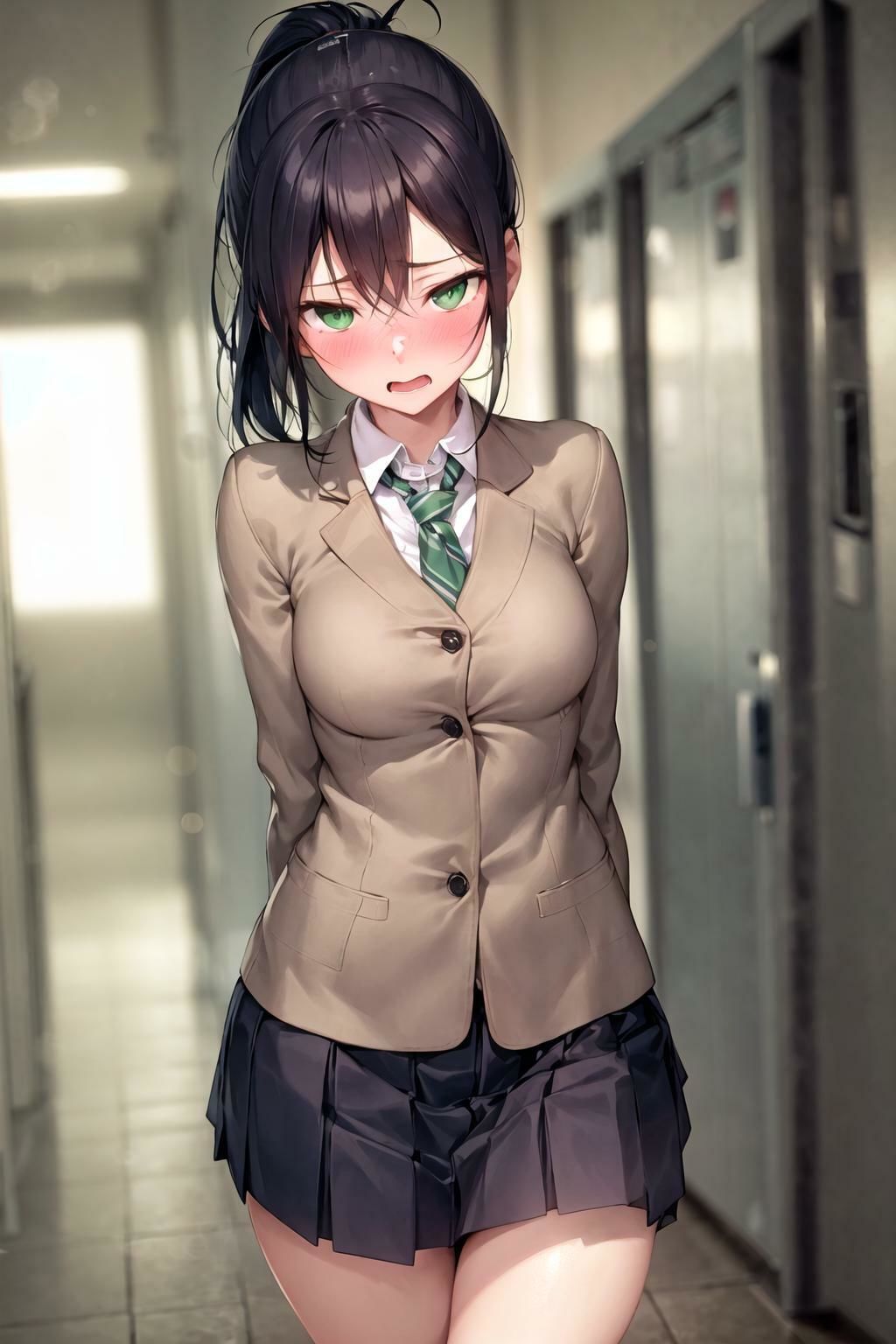 制服フェチ  メス顔編 - サンプル画像 8