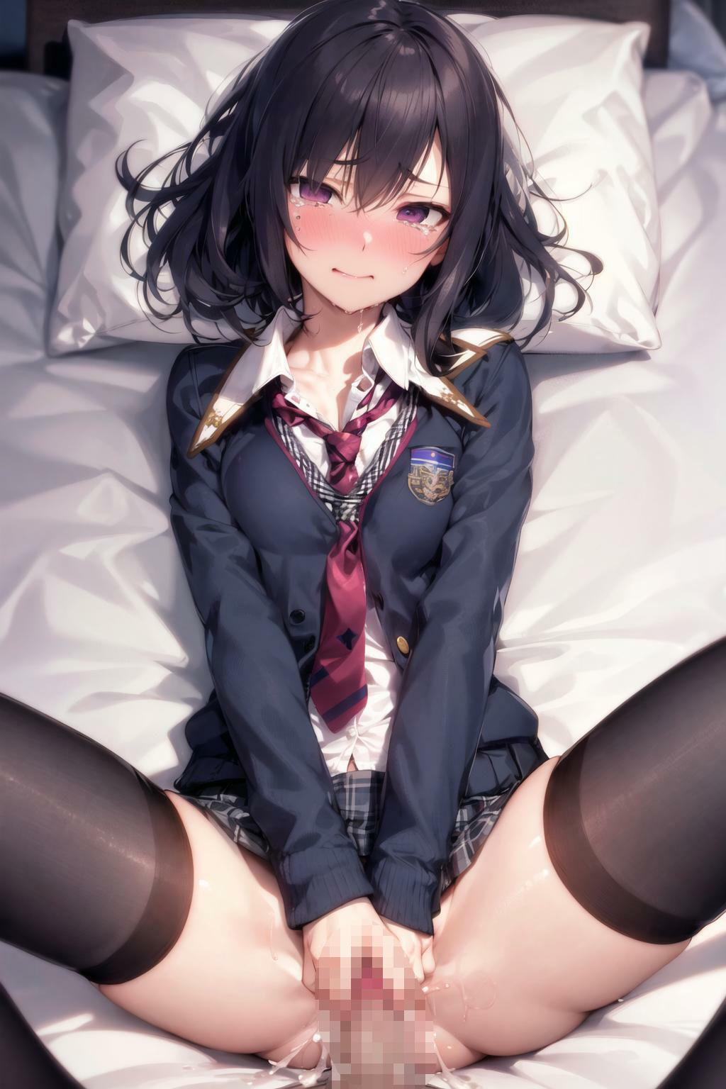 制服フェチ  泣き顔の正常位編 - サンプル画像 3