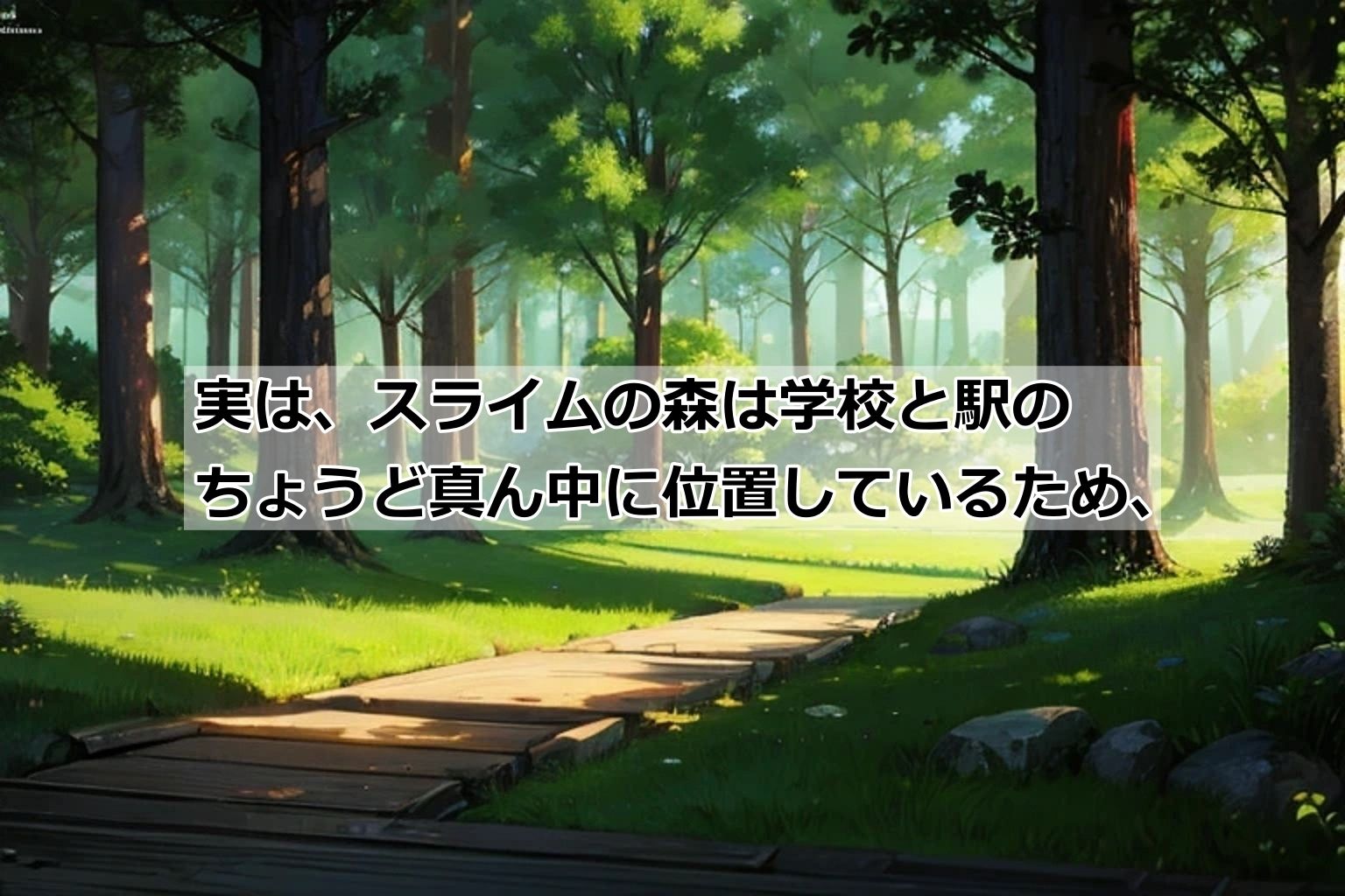 スライムの森〜ぬちょぬちょ少女を救出せよ！〜 - サンプル画像 1