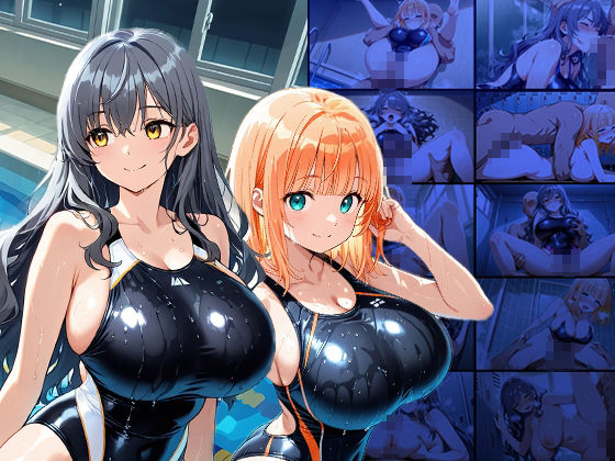 爆乳競泳水着姉妹が顧問と部室で視姦教育【4K】【FANZA専売】 - サンプル画像 1