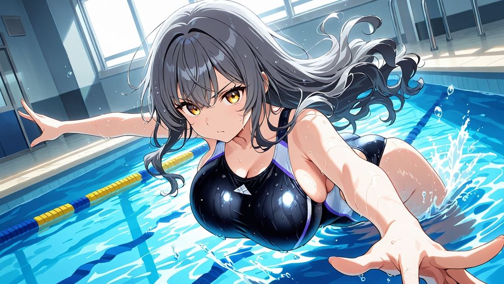 爆乳競泳水着姉妹が顧問と部室で視姦教育【4K】【FANZA専売】 - サンプル画像 4