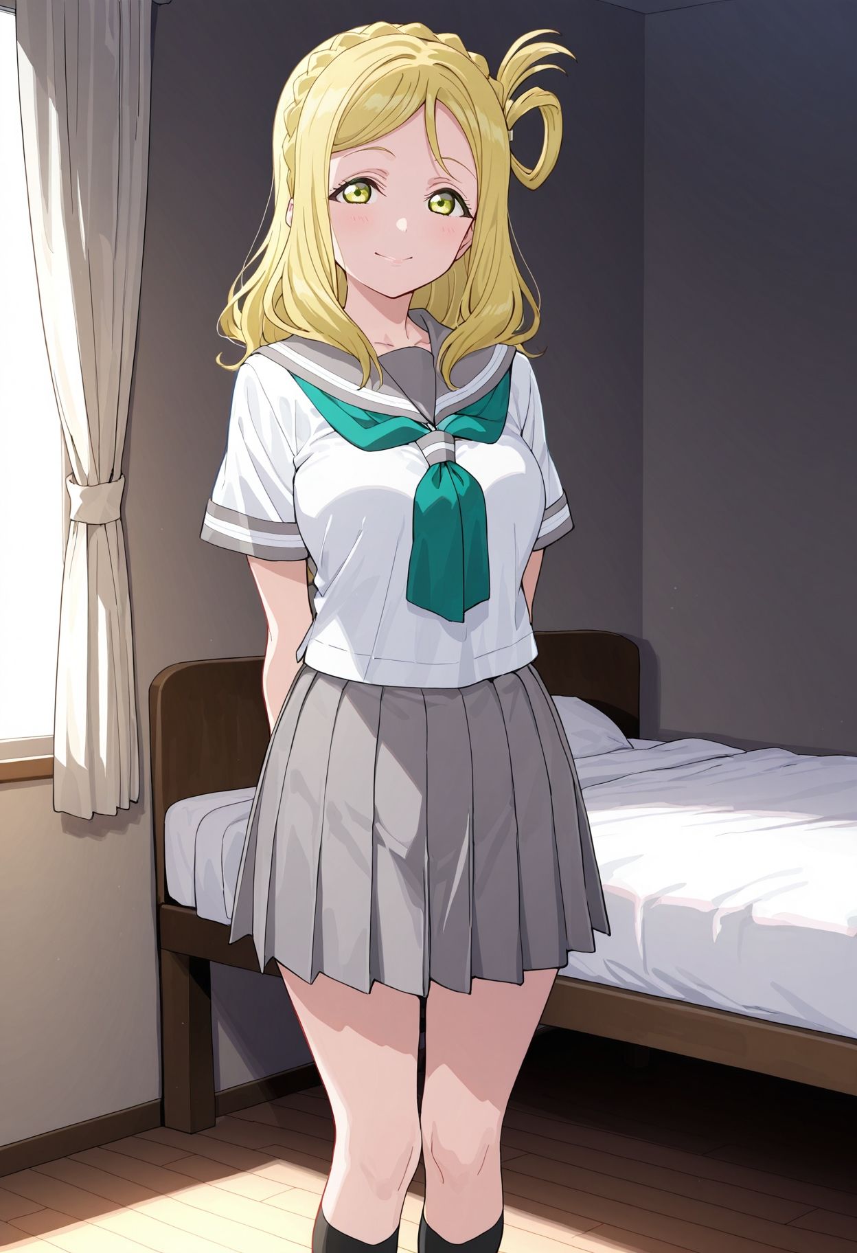ラブライ◯！ 小◯鞠莉 エロCG集 - サンプル画像 1