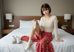 きれいなお姉さんの足もと - サンプル画像 4