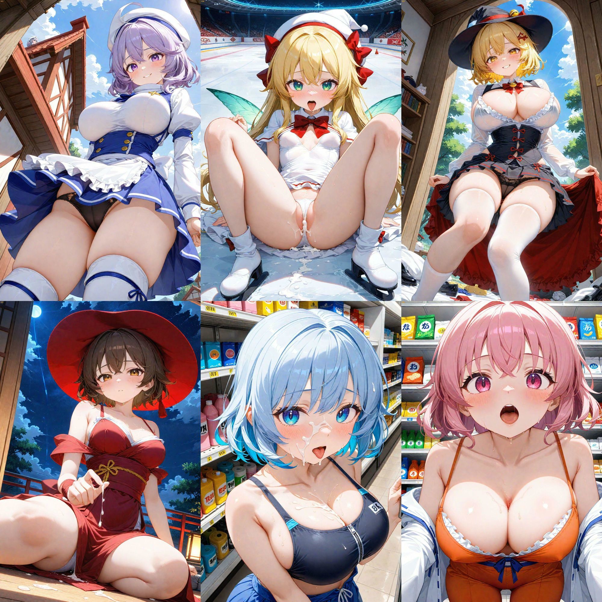 ノーモザイク！東方妖々夢キャラの誘惑2 - サンプル画像 6