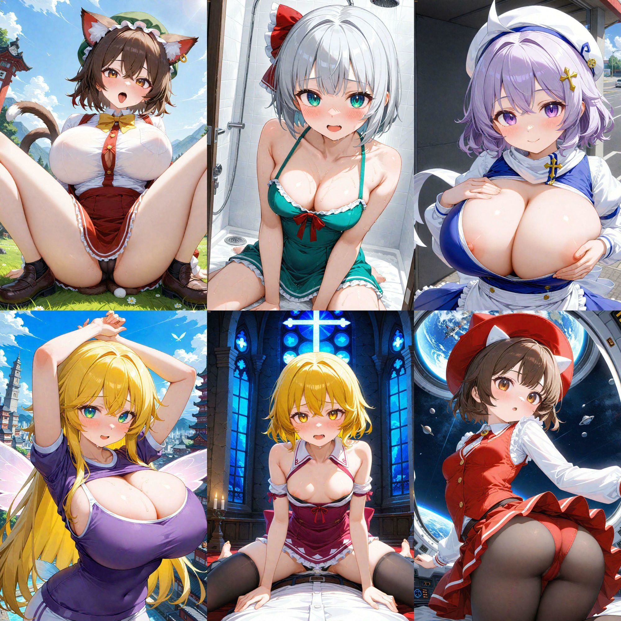 ノーモザイク！東方妖々夢キャラの誘惑2 - サンプル画像 7