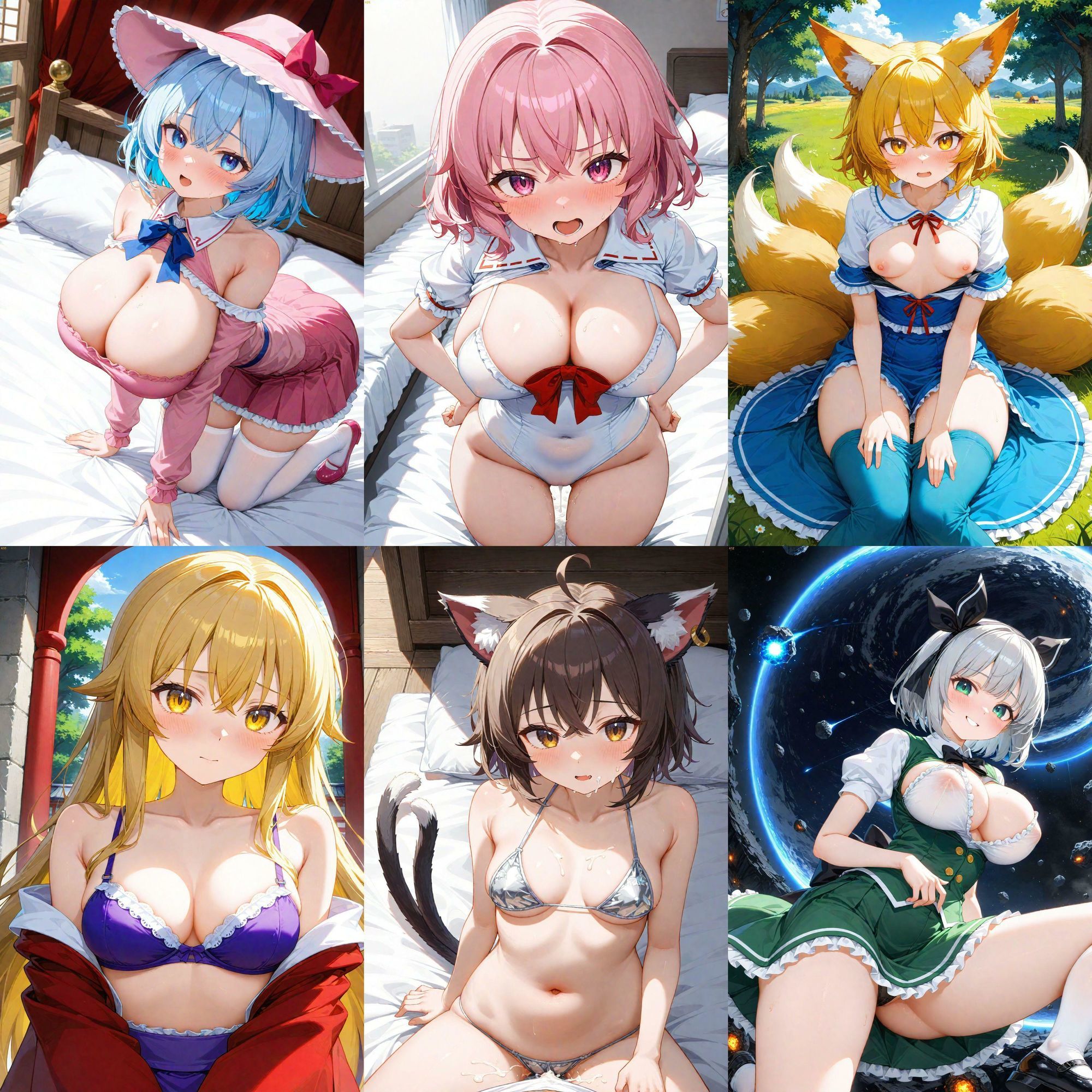 ノーモザイク！東方妖々夢キャラの誘惑2 - サンプル画像 10