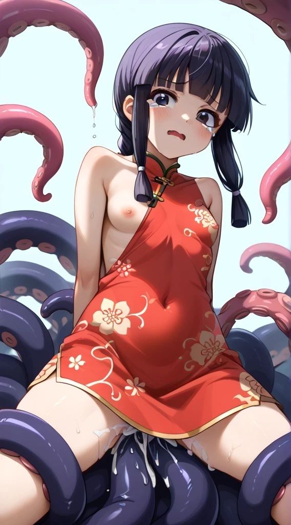 【艦〇れ】触手に襲われる北上 コスプレ版 - サンプル画像 4