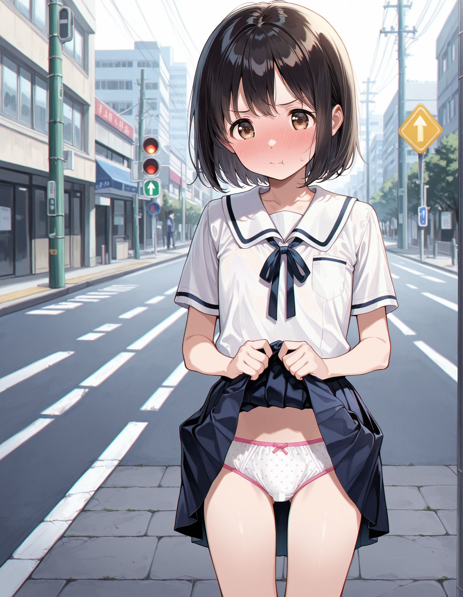 立ちんぼ街中少女〜ママには絶対言えないことしちゃった〜 - サンプル画像 1