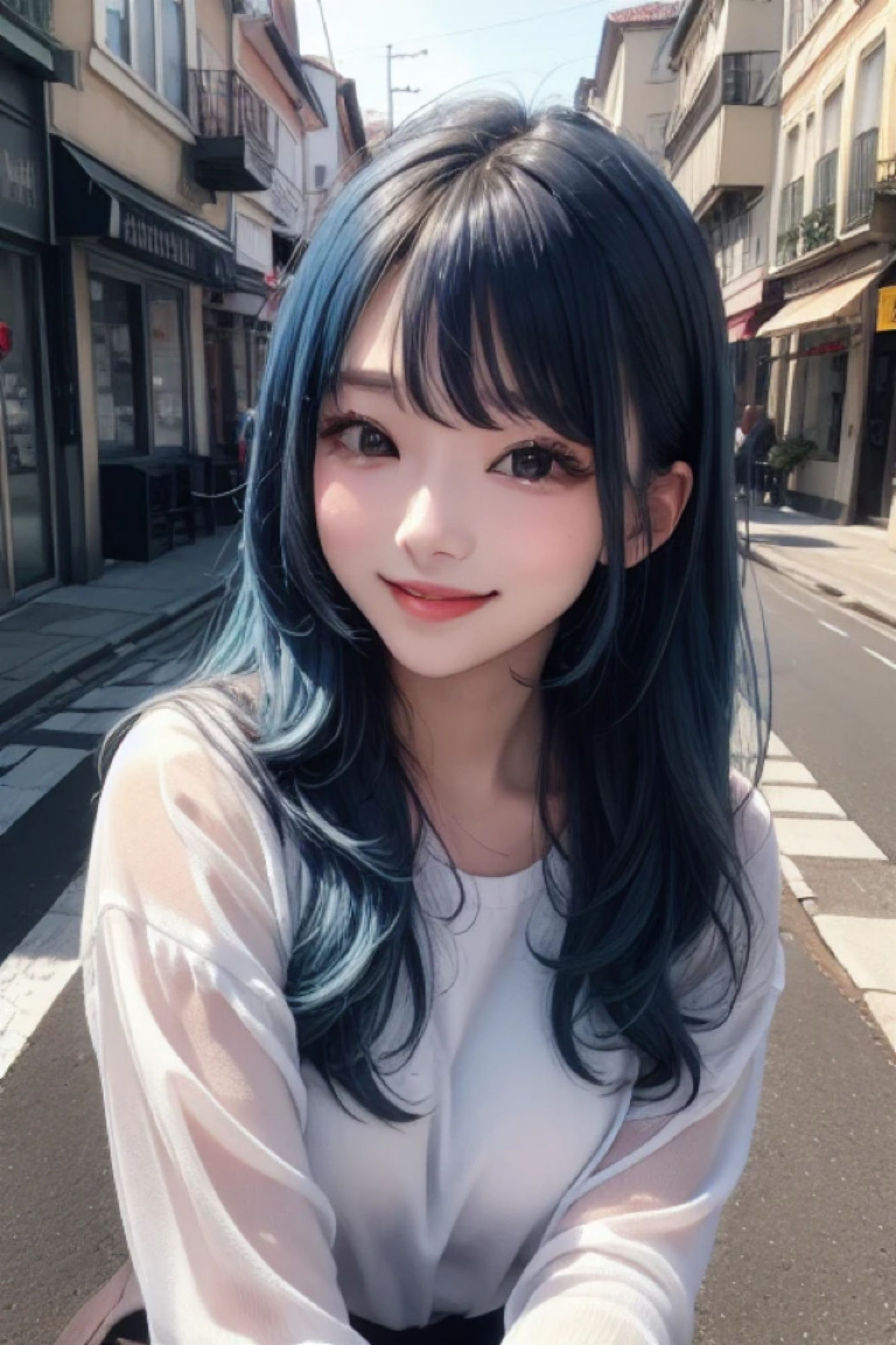 「ロリ系美少女の野外露出プレイ」 - サンプル画像 1