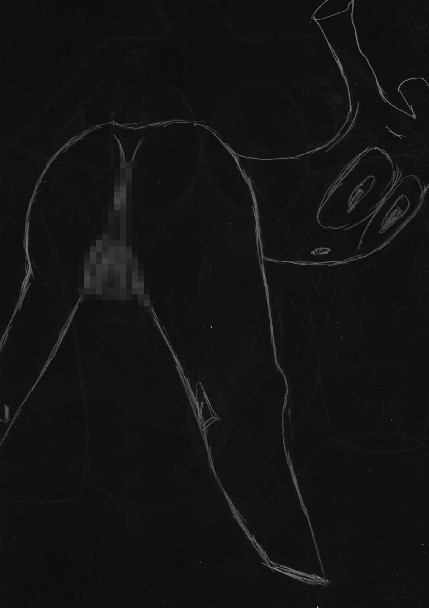 黒よりも黒い黒戯絵集「マネキンポーズ」 - サンプル画像 7