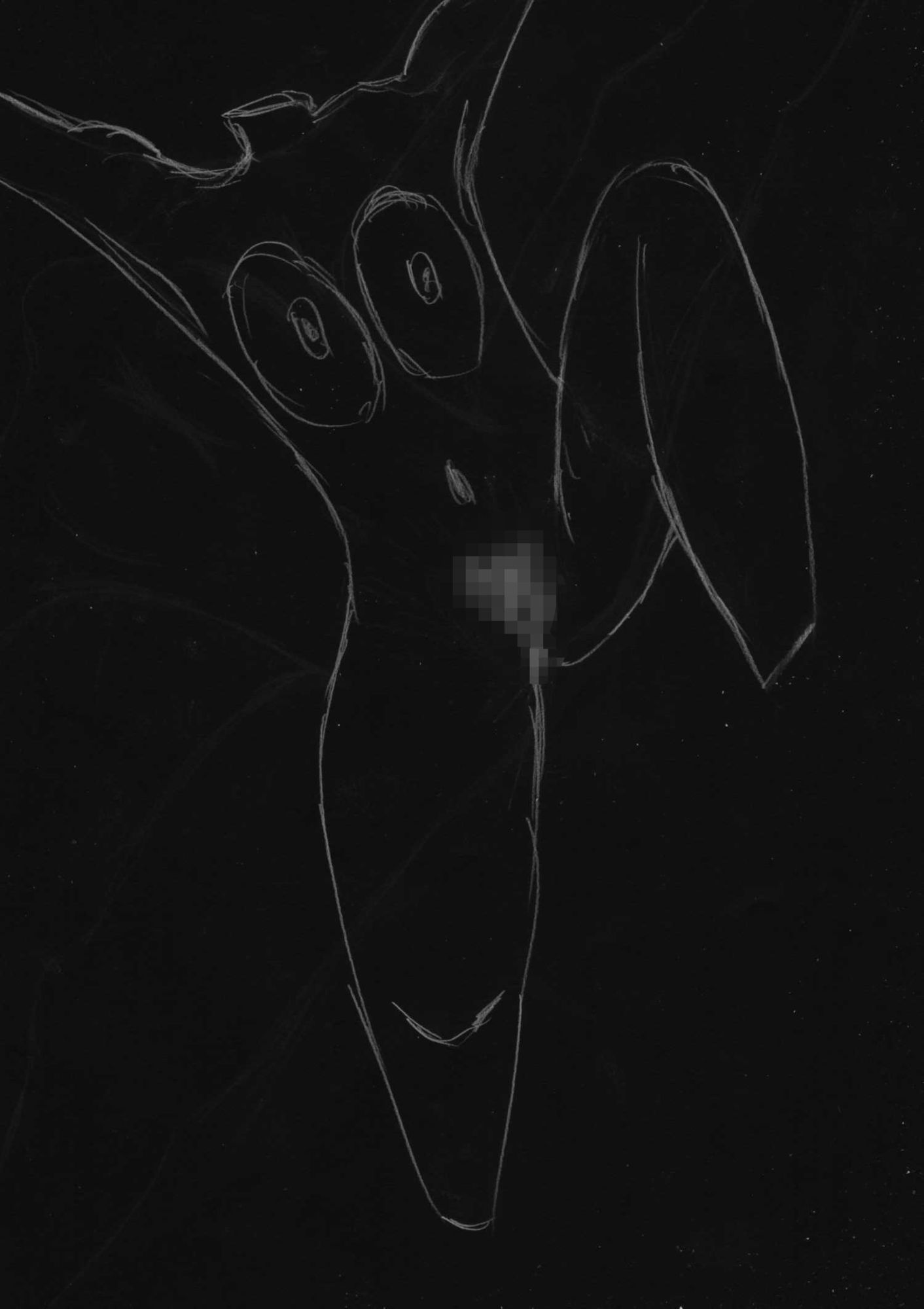 黒よりも黒い黒戯絵集「マネキンポーズ」 - サンプル画像 9